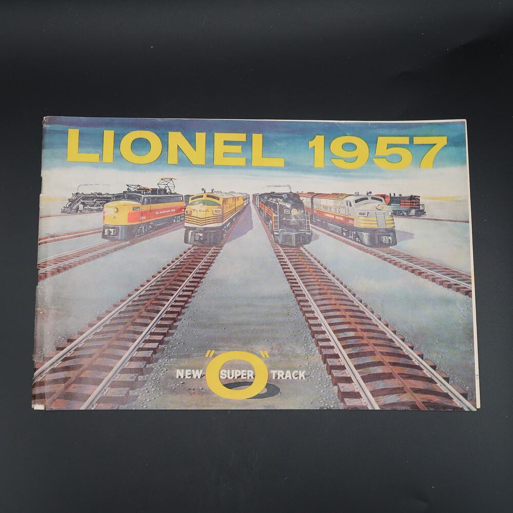 Lionel Trains Catalogue 1957 Vintage Toys Locomotive Transportation Midcentury